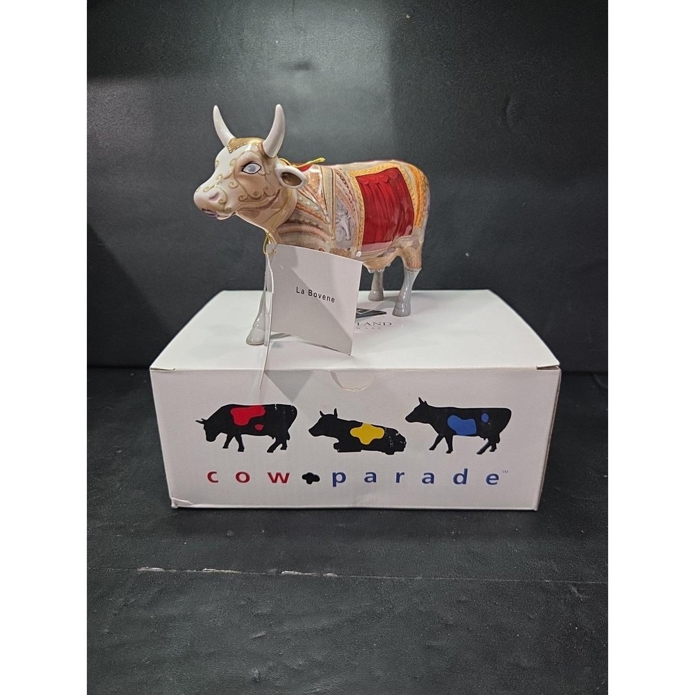 Cow‎ Parade La Bovene Figurine, Westland Giftware, Collectible #9172, Box & Tag